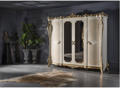 Skapis Bežs Guļamistabā Elegants Skapis Dizains Moderns Jauns