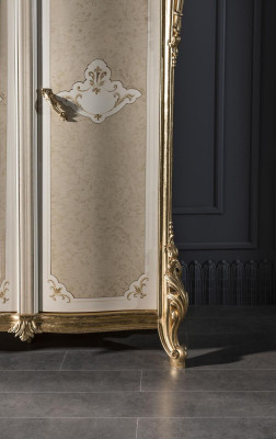 Skapis Bežs Guļamistabā Elegants Skapis Dizains Moderns Jauns