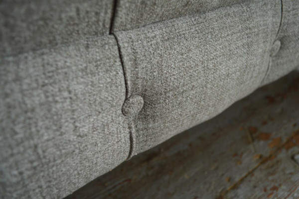 Dizaina Chesterfield dīvāns 3 dīvānu komplekts auduma polsterētas ādas trīssēdvietīgas dīvānam