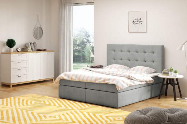 Gulta Chesterfield dizains Deko luksusa viesnīcas gultas 180x200cm guļamistabā