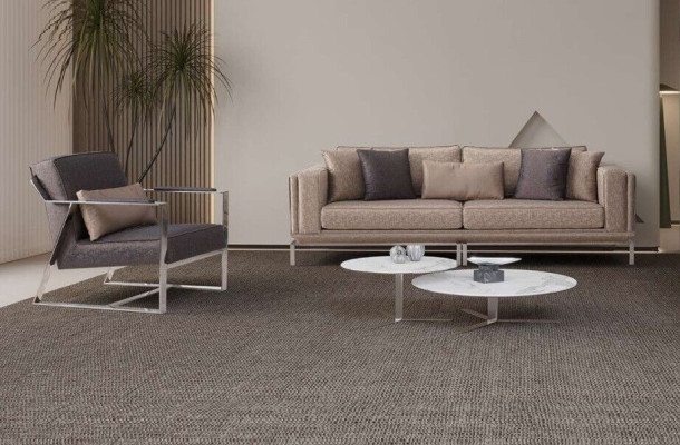 Sofas komplekts gultasgalds pilnīgs dīvāns bēšs auduma dīvāns 2 gabali sofa