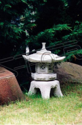 Ziedu dekorācijas Japānas dārzs Mājas statuja Figūra Deko