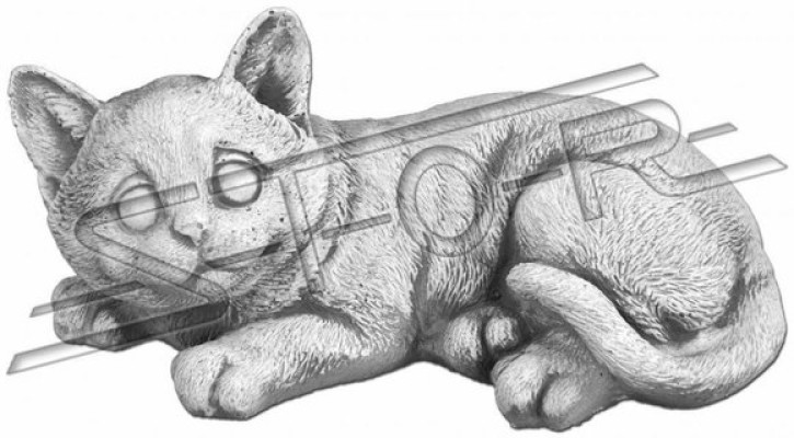 Dekoratīvi dārza dekori kaķis terase akmens figūras figūra statuja