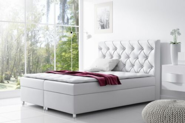 Chesterfield gulta Moderna kastu gulta Divguļamais galds Gulta 200x200 Jaunais