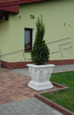 Dizaina puķu pods Augšējais Planz fļaks Gefäß Töpfe Figur Gesicht Deko Skulptur