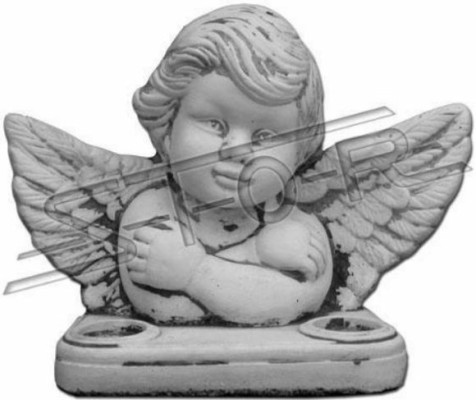 Eņģelis 21 cm skulptūra dizaina figūra statuja dārza figūras statujas