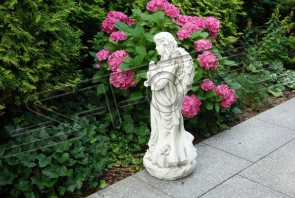 Engels 78cm Skulptūras dizaina figura statuja dārza figūras statujas