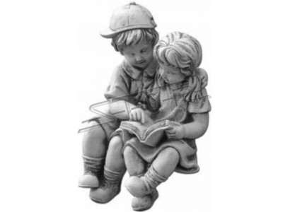 40 cm Dekoras skulptūra dizains figūra statuja dārza figūras pelēkas dabas statujas