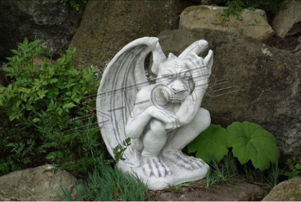Figūras skulptūra Drakona bērns dārza skulptūras figūras dekoratīvās statujas