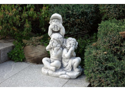 Skulptūra Skulptūra Spēlējoši bērni Dārza skulptūras figūras Statujas