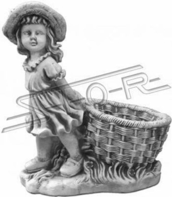 40 cm dekoratīva skulptūra dizaina figūra statuja dārzā pelēka figūra dabas statuja