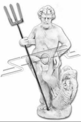 Fonteinu figūra, statuja, antīkas figūras, skulptūra, statuja, skulptūras, dārzs.