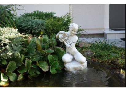Fonteina Figūra Statuja Figūras Antīkā Skulptūra Statujas Skulptūras Dārzā.