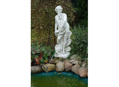 Fontānas dīķis Figūra Ādams Statuja Figūras Skulptūras Statujas