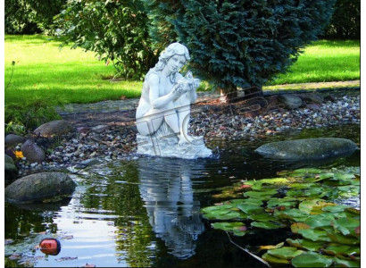 Fonteinu ezers Eva statuja figūras skulptūras statujas