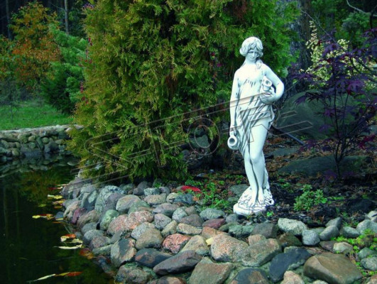 Fontāns dīķis figura Evas statuja figūras skulptūras statujas skulptūra
