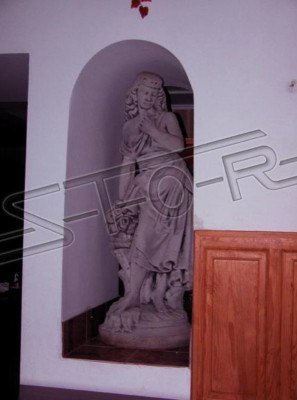 Sieviete 132 cm skulptūras dizaina figura statuja dārza figurenās un statujās.
