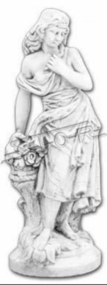 Sieviete 132 cm skulptūras dizaina figura statuja dārza figurenās un statujās.