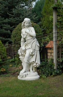 Sieviete 132 cm skulptūras dizaina figura statuja dārza figurenās un statujās.