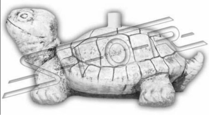 Dārza deko bruņotā skilpadis statuja skulptūra figūras skulptūras dizains