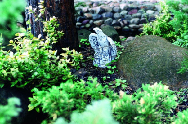 Dārza dekorācija ērglis terase akmens figūras figura statuja skulptūra
