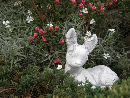 Dārza dekorācija Bambi terase akmens figūras figūra dekoratīvā statuja