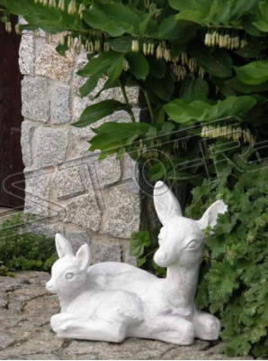 Dārza dekorācija Bambi terase akmeņu figūra Figurālā dekoratīvā statuja