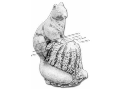 Dārza dekors čipšķu terase akmens figūras dekorācija figūras statuja