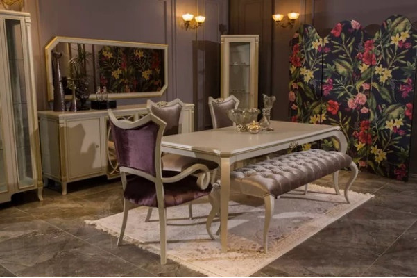 Klasiskais komplekts Vitrine RTV Sideboard luksusa vitrīnas skapīšu komplekts 2 gab.