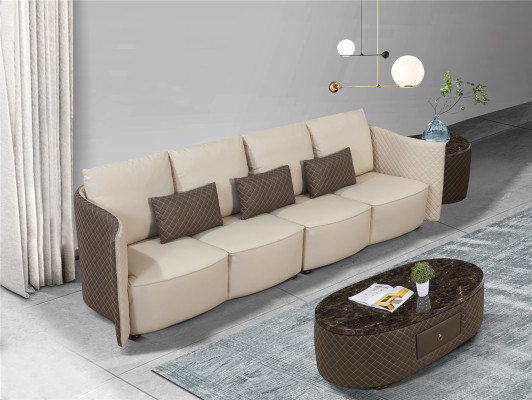 Sēdētspods Dīvāns Polster Sofa 4 Vieta Tekstils big xxl Dzīvojamā Istaba Couchen Āda