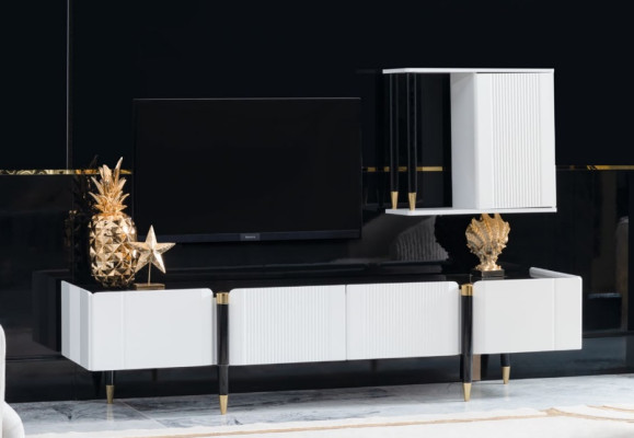 Sideboard skapis tv koksnes Lowboard komoda dizaina mēbeles jauns dzīvojamais šķirnis rtv skapis.