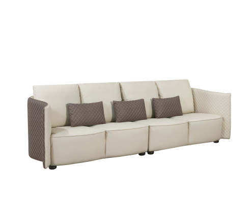 Sēdētspods Dīvāns Polster Sofa 4 Vieta Tekstils big xxl Dzīvojamā Istaba Couchen Āda