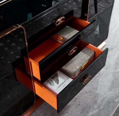 Komoda Sideboard Dizaina mēbeles koka komodas galds īstas koka malas
