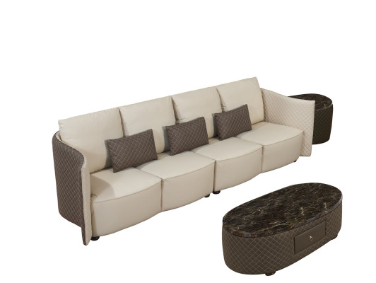 Sēdētspods Dīvāns Polster Sofa 4 Vieta Tekstils big xxl Dzīvojamā Istaba Couchen Āda