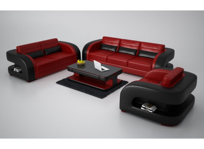 Sofas komplekts 3+2+1 sēdētāji Moderns dizains Dīvāns Polster.