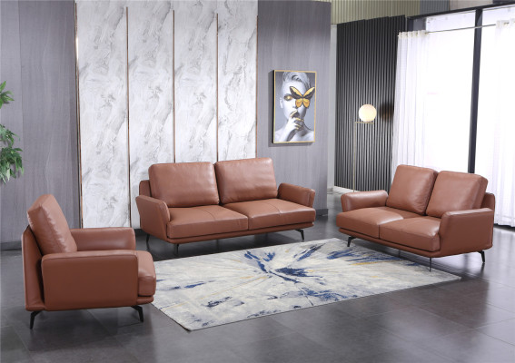 Sofas komplekts 3+2 sēdvietu ādas dīvāns Dīvāns dzīvojamai telpai Garnitūra Moderns dizains