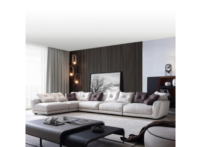 Stūra dīvāns dzīvojamā istaba guļamais dīvāns dīvāns dīvānu komplekts L formā ādas komplekts Jauns