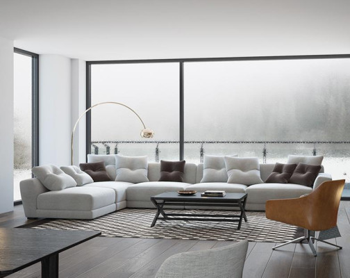 Stūra dīvāns dzīvojamā istaba guļamais dīvāns dīvāns dīvānu komplekts L formā ādas komplekts Jauns