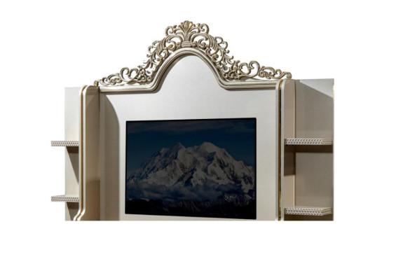 Luksusa dzīvojamā istaba TV statīvs RTV Lowboard koka dzīvojamā istaba beige mēbeles Sideboard