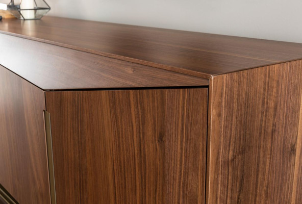 Sideboard Kommode Anrichte Spiegel Holz Braun Esszimmer Schränke Set Skapja komoda galds spogulis koks brūns ēdamistabas skapji komplekts