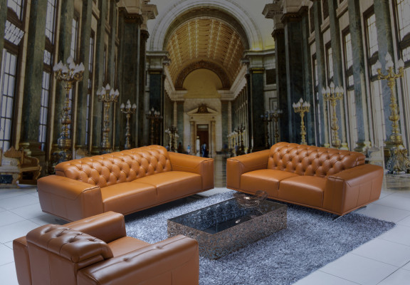 Chesterfield sofagarnitūras komplekts brūniem dīvāniem ādas dīvāns dīvāns Klasiskie jaunumi