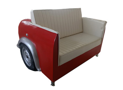 Cadillac Car Autosofa Diner Sofa Couch Auto Mēbeles ASV iekārtojums dekoratīvais modeļis