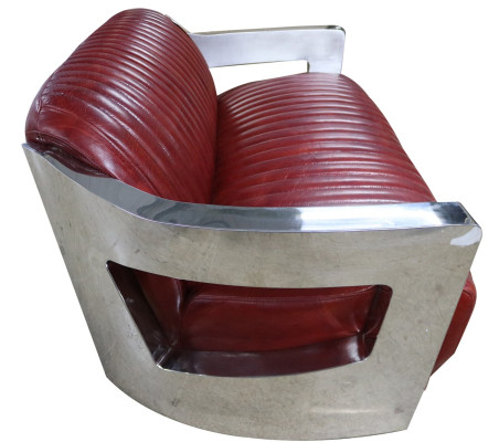 Dizaina kluba 2-vietīga dīvāns ādas dīvāns, 3-vietīgs vintāža ādas divvietīgs dīvāns