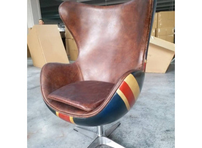 Krēsls Loungesessel Vintage galds krēsls šefs krēsls Lounge Club leather Jack