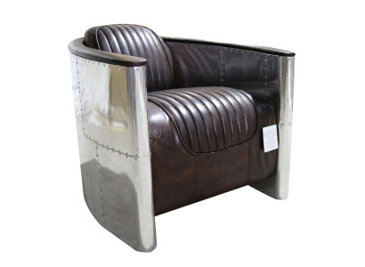 Krēsla dizains īsta āda Vintage luksusa mēbeles Pārvalkam Aviator lidmašīna