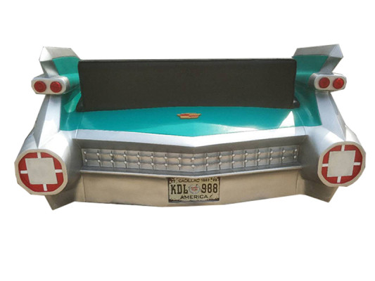Cadillac Car Autosofa Diner Sofa Couch Auto Möbel Einrichtung Deko Modell Sofas - Krodzīnas automašīnas ietilpīgā dīvāns automašīnā, dīvāns, auto mēbeles, dekors, modeļa dīvāni.
