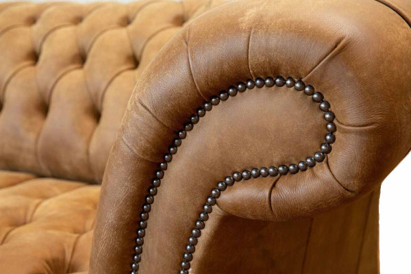 Dīvāns 4 vietām Chesterfield pārklājs dzīvojamā istaba dizains luksus koks jauns