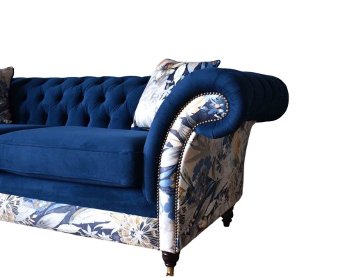 Chesterfield Royal Zila velvet dīvāns polster sēžamvieta Lounge dīvāni dīvāni