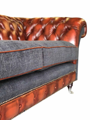 Dīvāns luksusa tekstils Chesterfield dīvāns dīvāni polster 3 sēdvietu dīvāni jauni