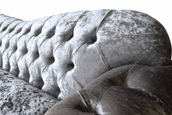 Chesterfield dīvāns auduma samts audekls dīvāns mēbeles dizains 3 sēdvietas lilas krāsā